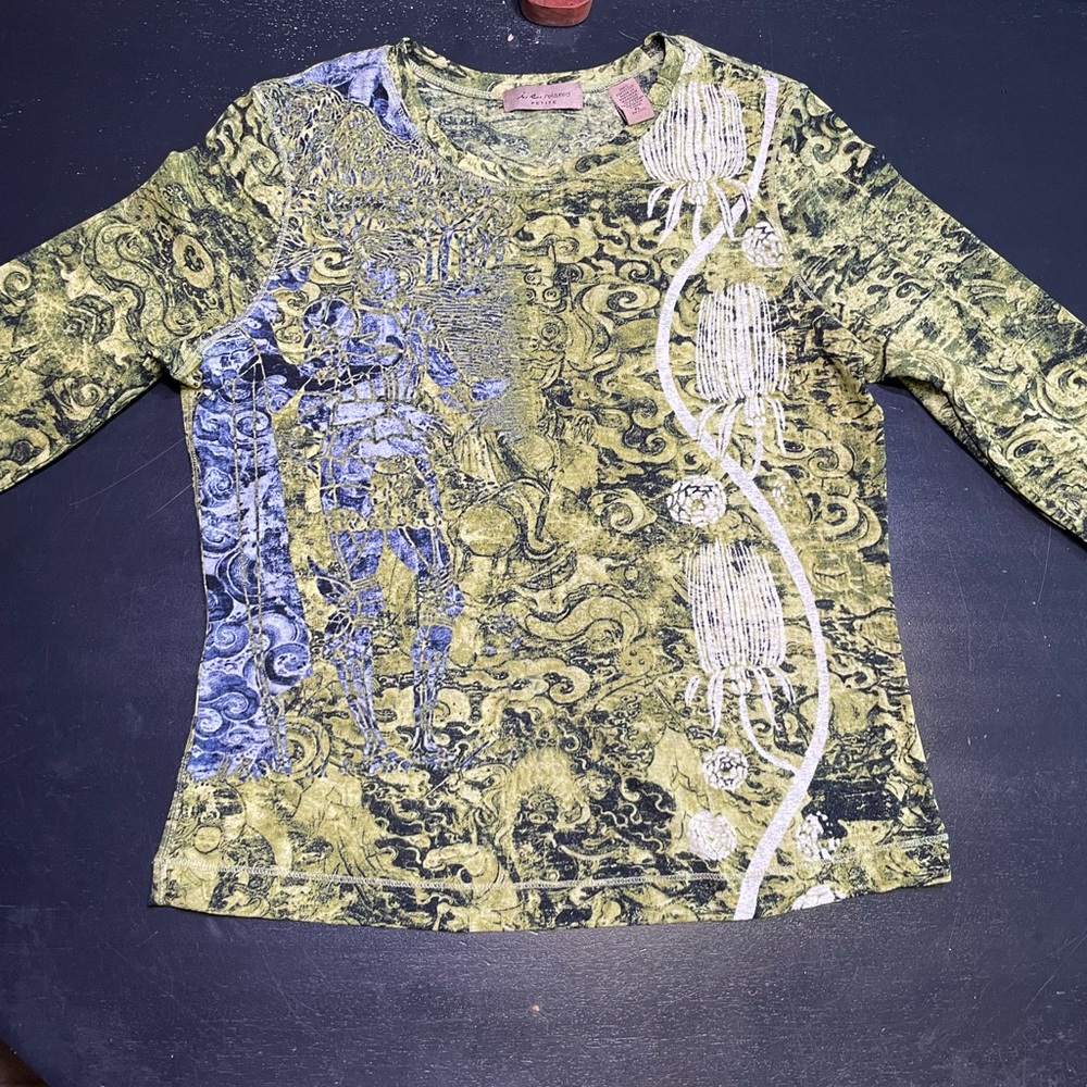 Y2K GRUNGE RELAXED TOP